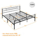 metal frame twin bed