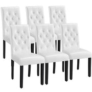 white dining chairs