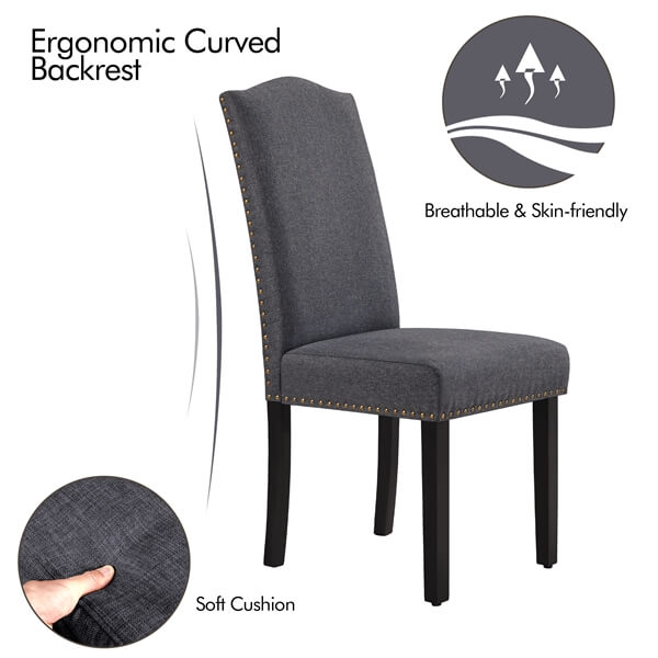 velvet fabric dining chairs