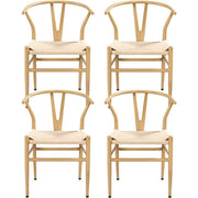 rattan weave dining chair