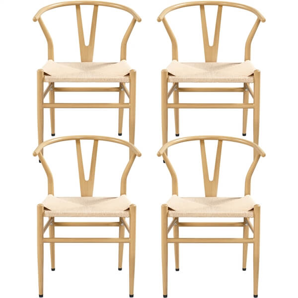 rattan weave dining chair