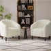 velvet tufted arm chair