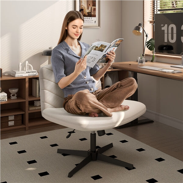 Yaheetech Wide Criss Cross Chair with No Wheels — yaheetech.shop
