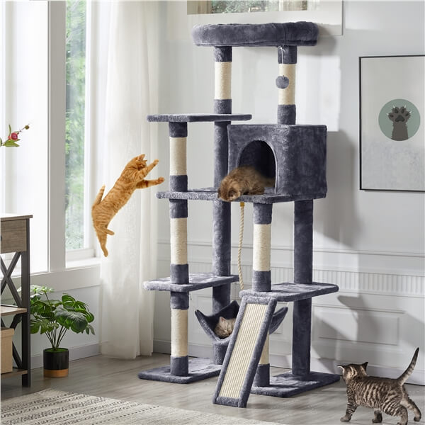 Yaheetech 63 Inches Multi-Level Indoor Cat Play Structure