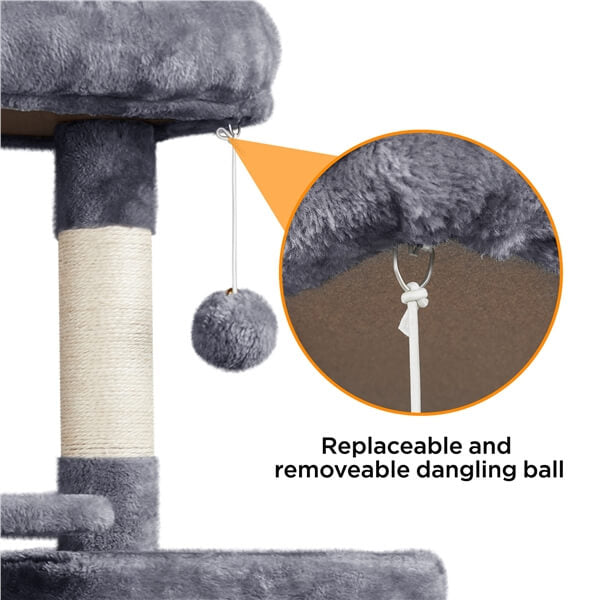 Yaheetech 63 Inches Multi-Level Indoor Cat Play Structure