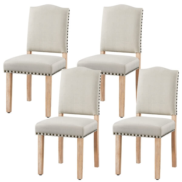 Yaheetech Dining Chairs Set of 4 Dining Room Chair