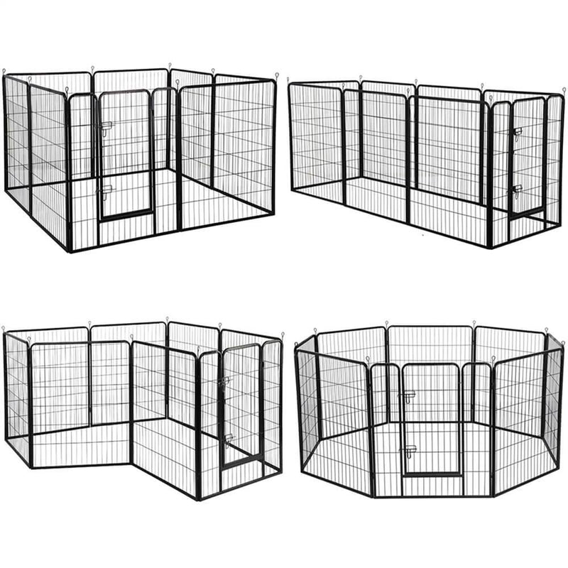Yaheetech 8 Panel Metal Dog Playpen Suitable for Small Animals Indoor Outdoor Foldable Dog Exercise Play Pen Cat Rabbit Fence for... Yaheetech 8 Panel Metal Dog Playpen Suitable for Small Animals Indoor Outdoor Foldable Dog Exercise Play Pen Cat Rabbit Fence for...