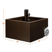 Yaheetech Portable Patio Umbrella Base 150lb