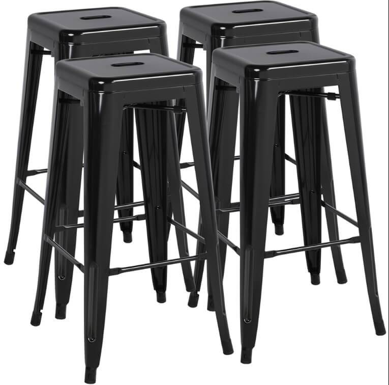 Yaheetech 30 Inch Bar Stools 4pcs