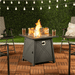 Square Fire Pit Wind Guard