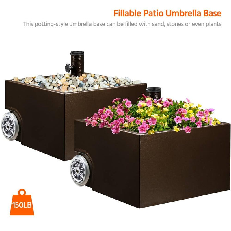 Yaheetech Portable Patio Umbrella Base 150lb