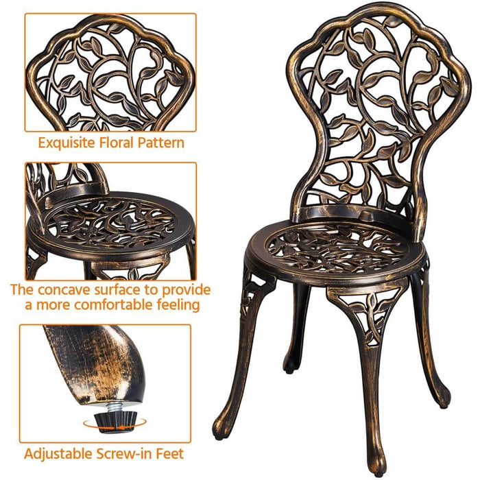 Yaheetech 3-Piece Outdoor Bistro Set