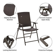 2pcs Rattan Chairs