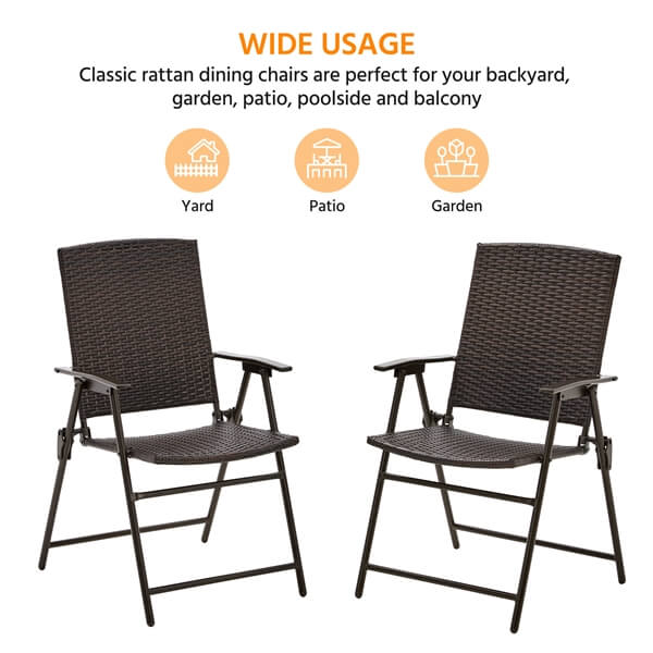 2pcs Rattan Chairs