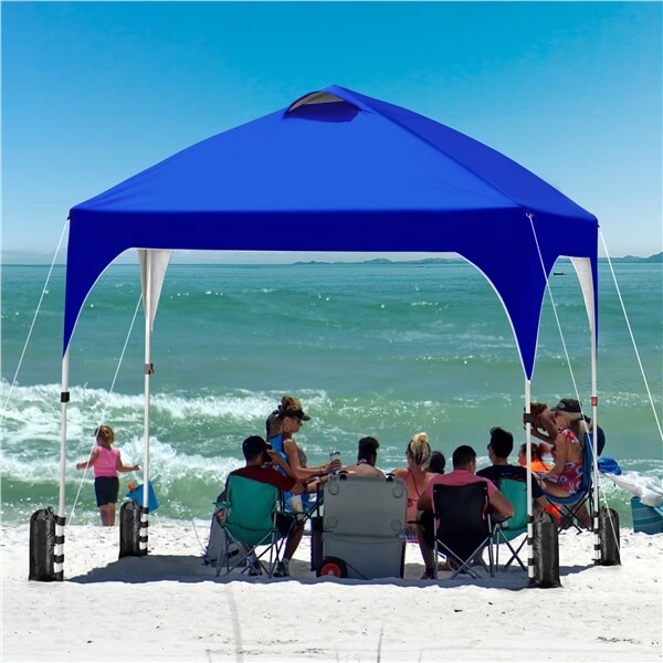 canopy tent for the beach Yaheetech Pop up Canopy 10 x 10ft White