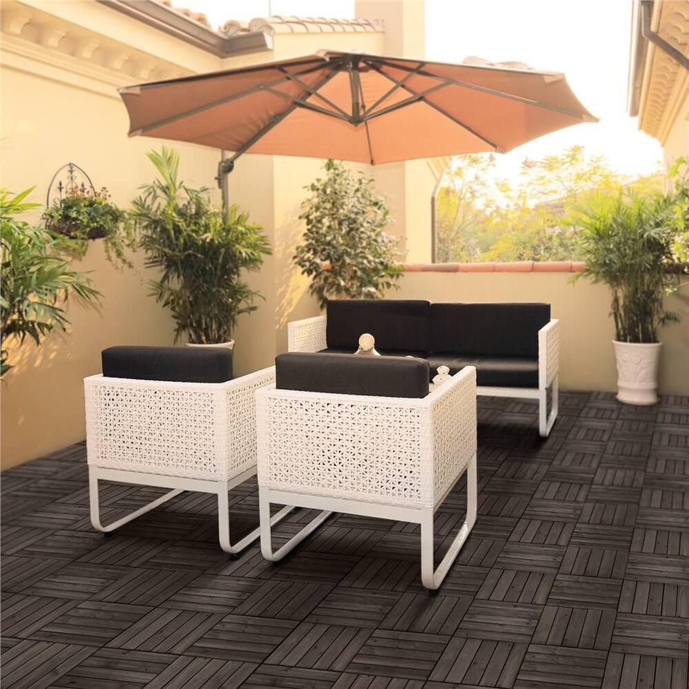 Yaheetech Patio Deck Tiles 27pcs