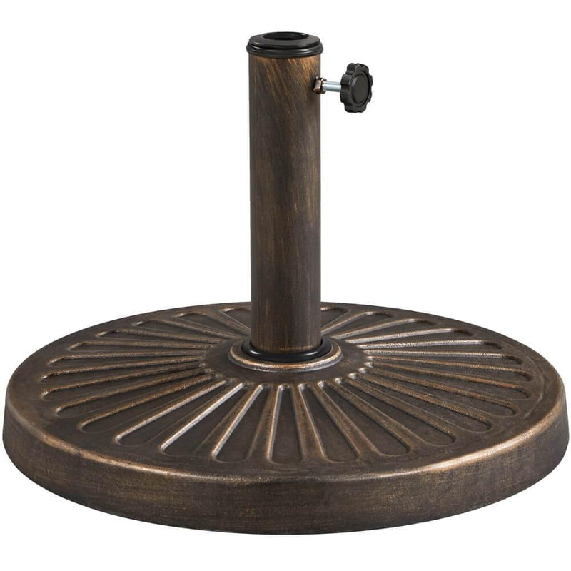 five foot patio umbrella with base Yaheetech 18'' 26.5lbs Outdoor Patio Umbrella Base — yaheetech.shop