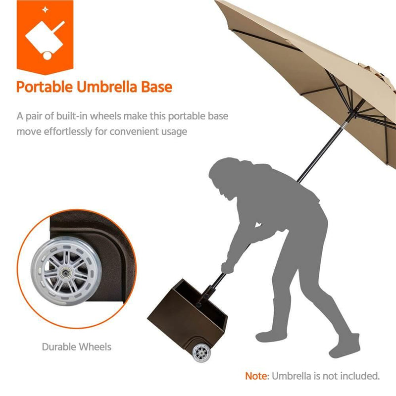 Yaheetech Portable Patio Umbrella Base 150lb