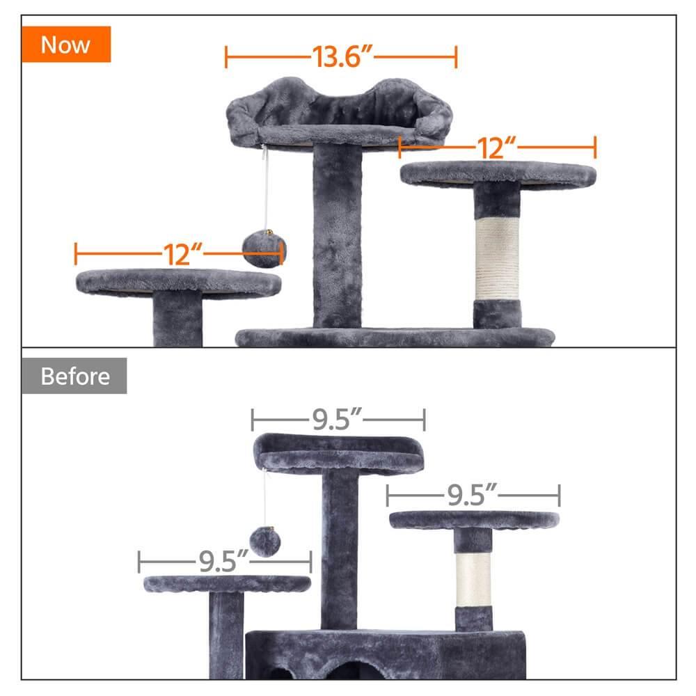 Yaheetech Cat Tree 54 Inch — yaheetech.shop
