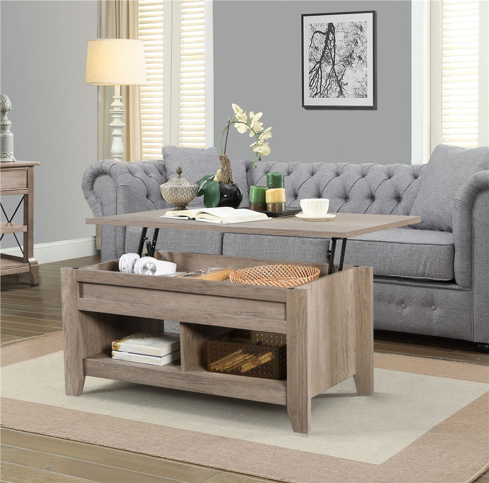 Yaheetech Wood Coffee Table Lift Up Coffee Table — yaheetech.shop