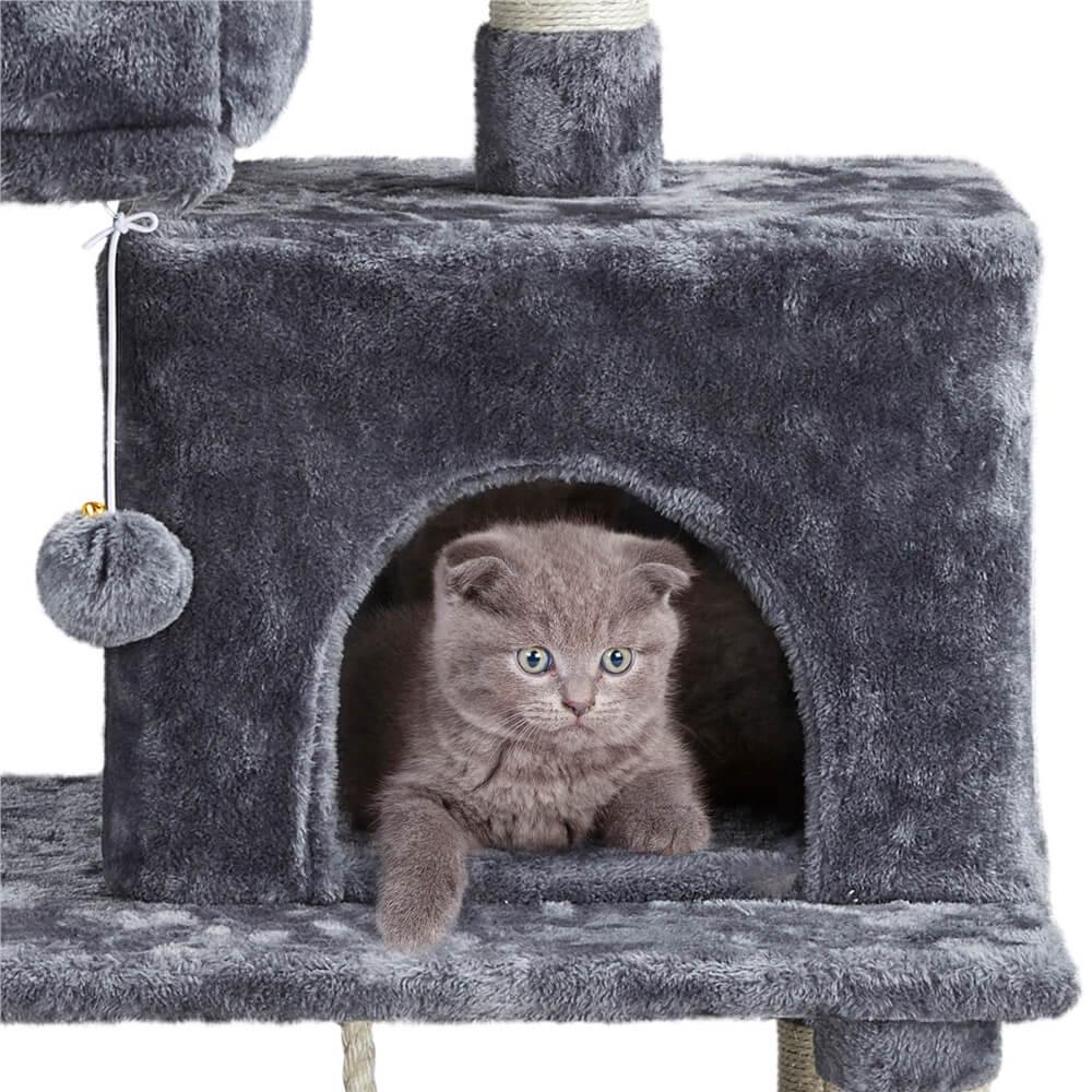 Yaheetech Cat Tree Condo for Medium/Large Cats 59 Inch — yaheetech