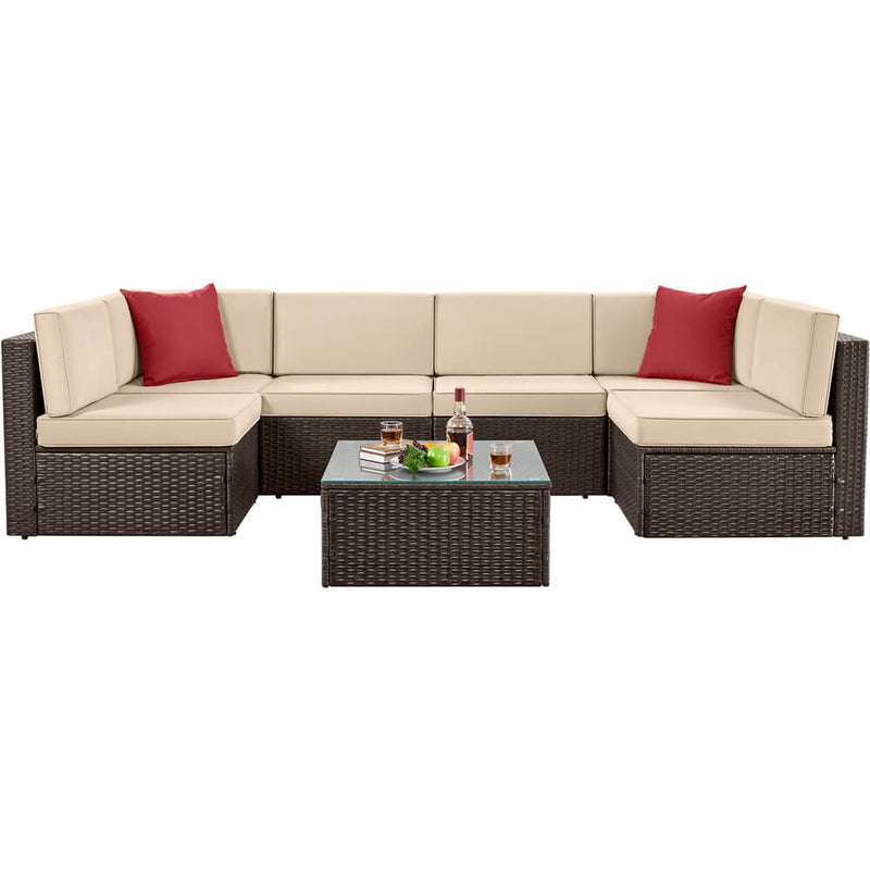 Yaheetech 7-Piece Patio Furniture Set