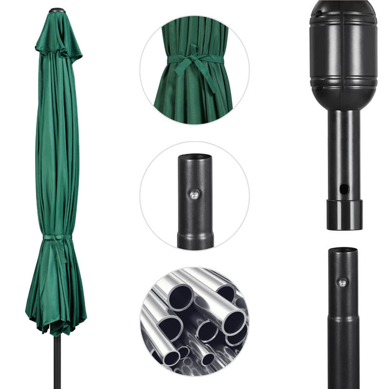 christmas tree shops patio umbrella Yaheetech 11FT Patio Umbrella Dark Green
