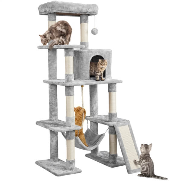 Yaheetech 63 Inches Multi-Level Cat Tree for Indoor Cats