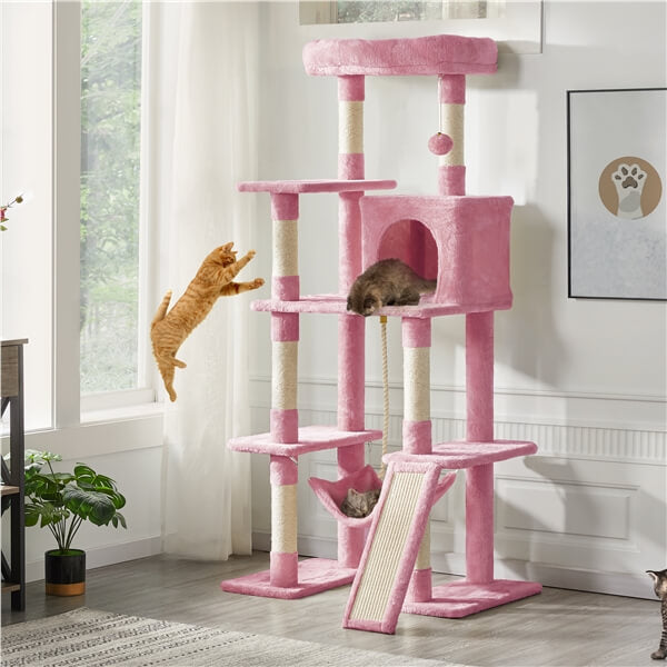 Yaheetech 63 Inches Multi-Level Cat Tree for Indoor Cats