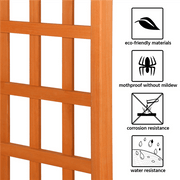 7FT Wood Garden Arbor