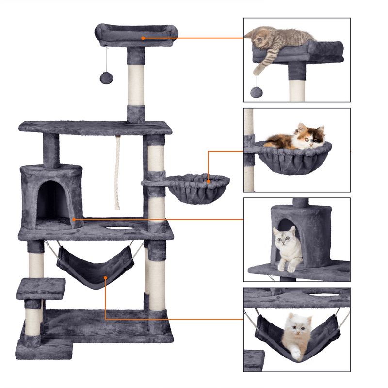 Yaheetech Cat Tree 61.5 Inch