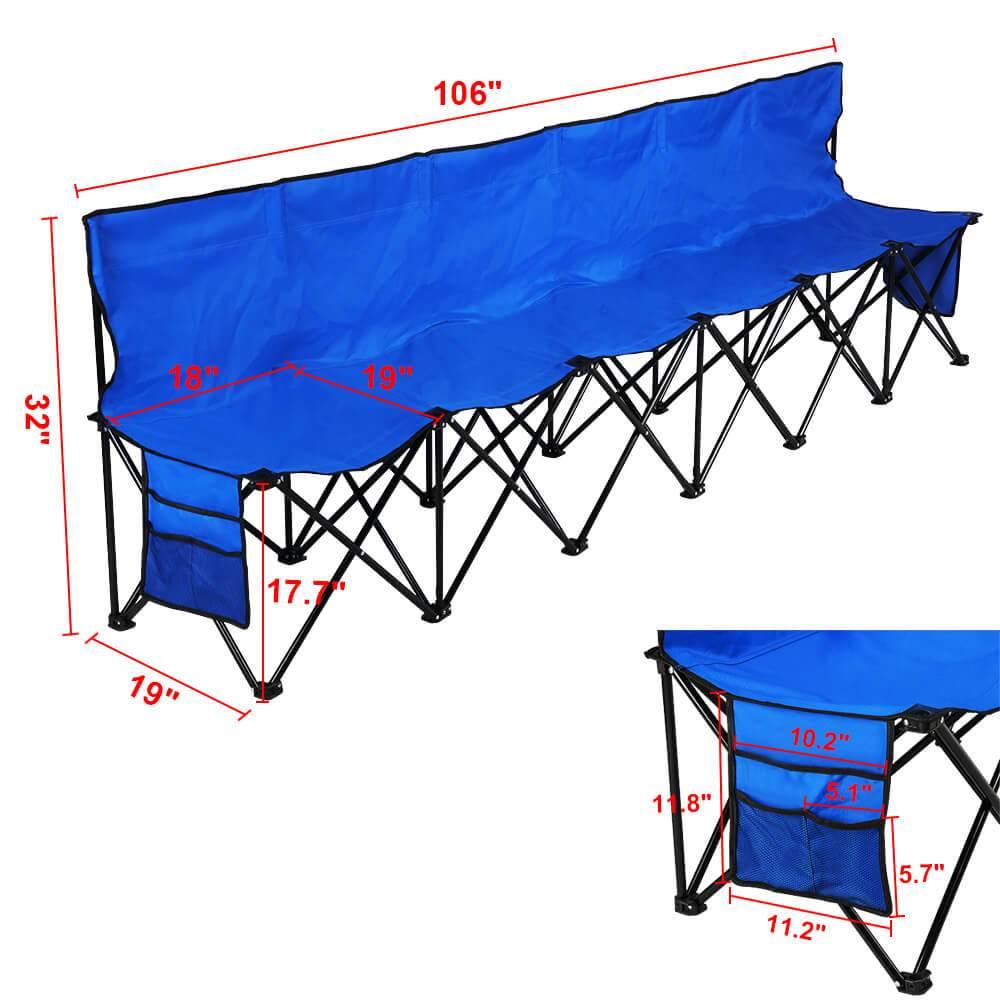 Yaheetech Folding Bench 6 Seats — yaheetech.shop