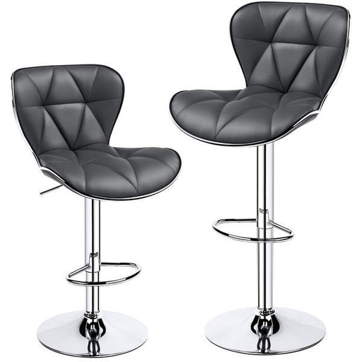 Yaheetech PU Leather Swivel Bar Chairs