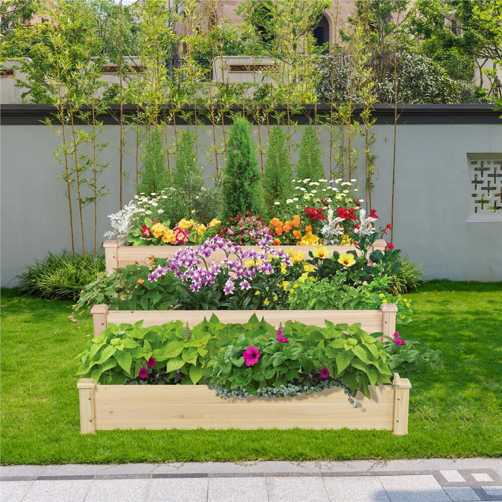 Yaheetech 3 Tier 47 x 47 x 22in Raised Garden Bed — yaheetech.shop