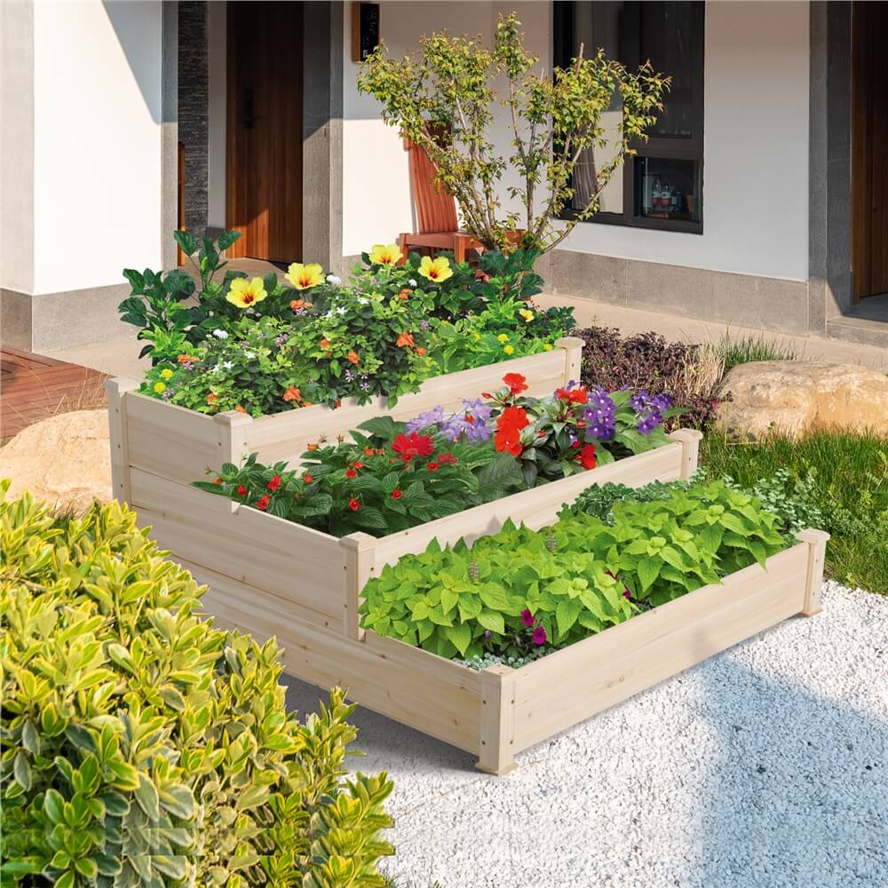 Yaheetech 3 Tier 47 x 47 x 22in Raised Garden Bed — yaheetech.shop